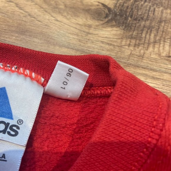 Adidas red crew neck sweater - Picture 8 of 12
